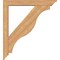 Ekena Millwork Funston Traditional Smooth Bracket w/ Offset Brace, Western Red Cedar, 5 1/2"W x 36"D x 40"H BKT0604X36X40FST01SWR - alternate 4